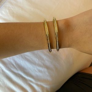 Kate Spade 2 Thin Bangle Bracelets
